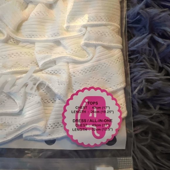 Betty Skirt by Wooflink - WHITE SIZE 4 - Picture 6 of 8